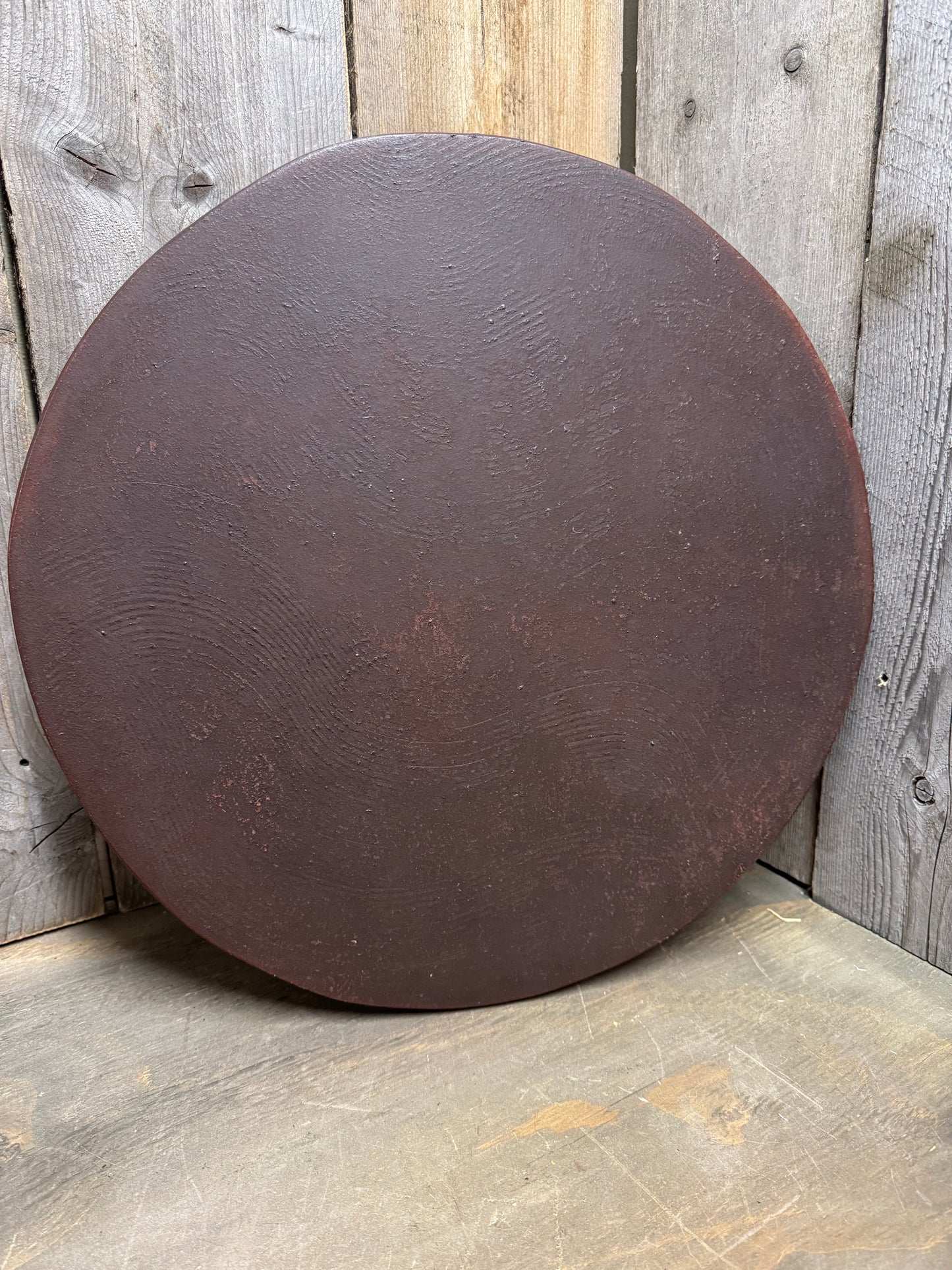 Round Riser, 17”, BURGUNDY
