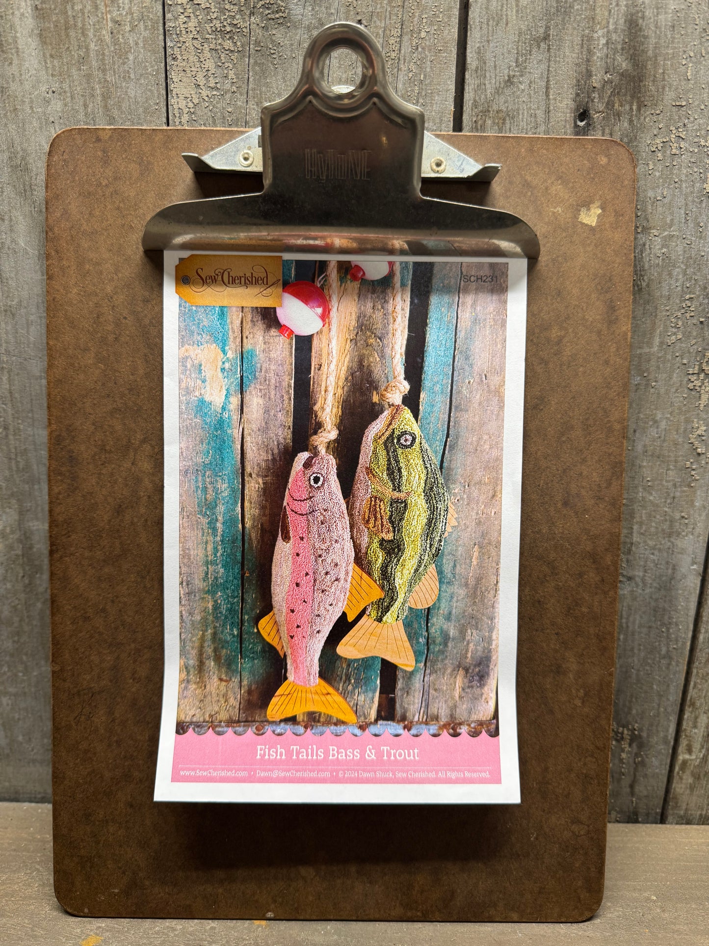 Pattern, PN, FISH TAILS BASS & TROUT