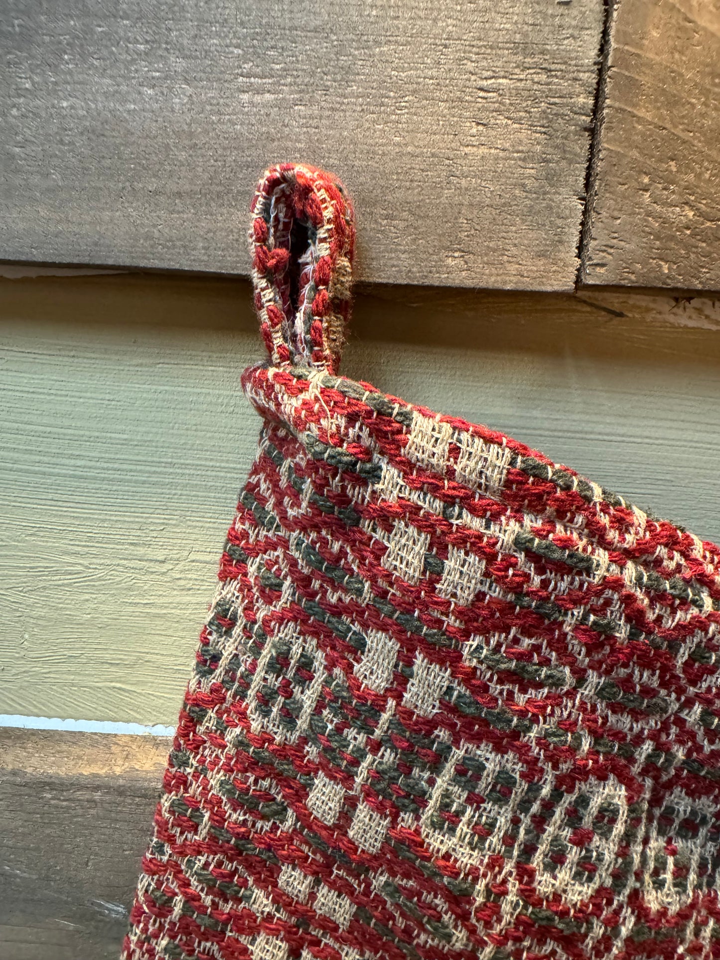 WENTWORTH, Red/Green/Linen
