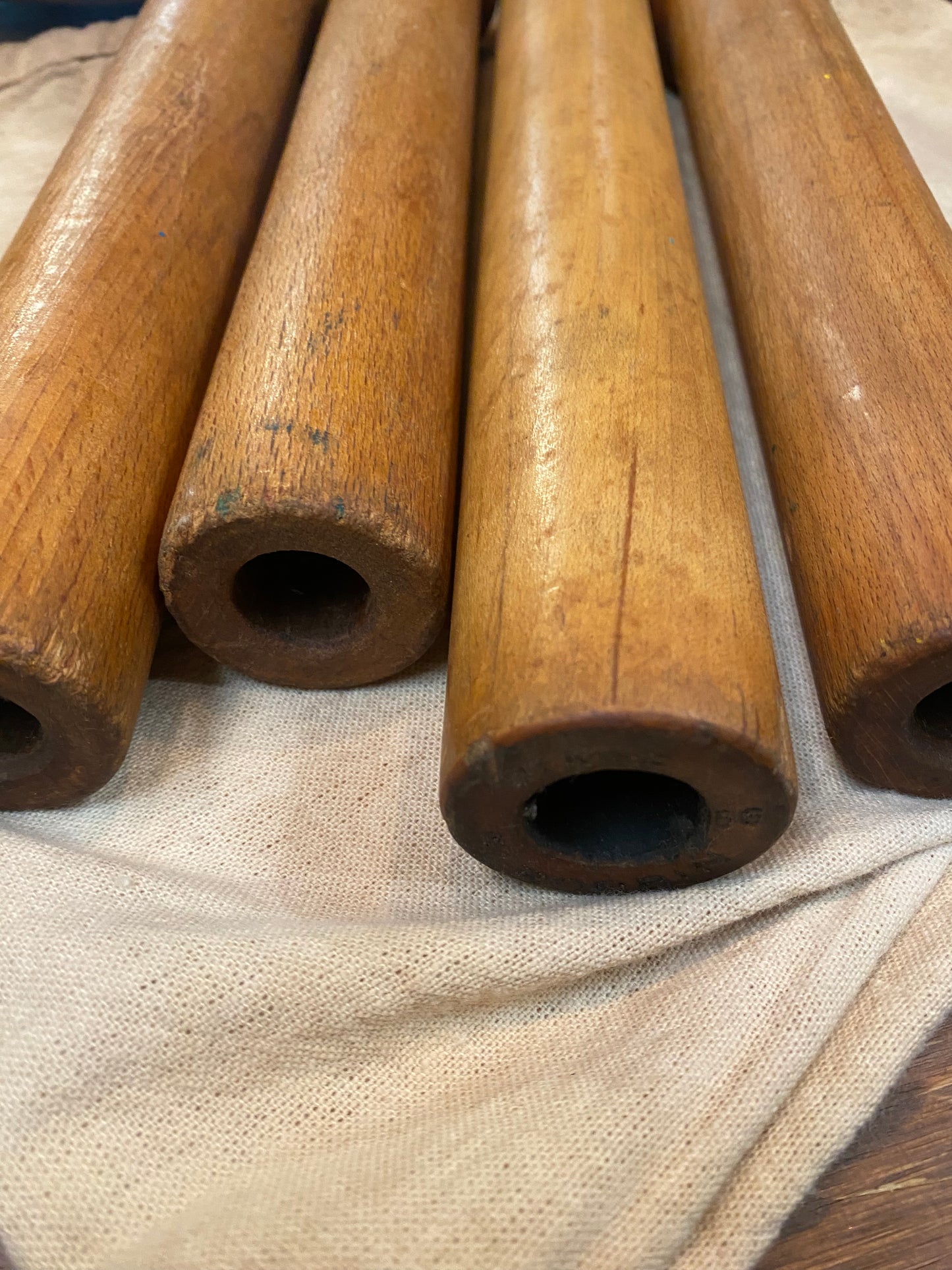 Spindle, Wood w/ Metal, Vintage, LARGE