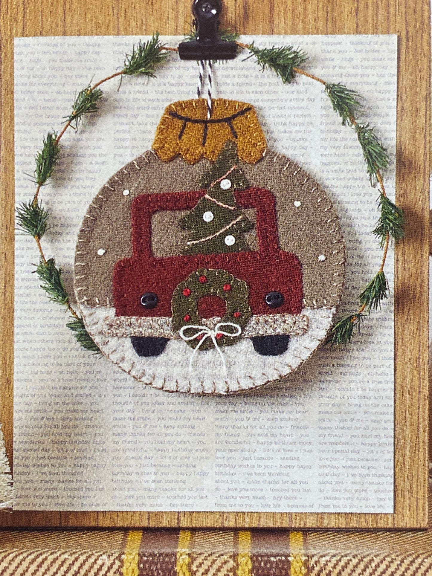 Pattern, TRUCK, TREE & WREATH