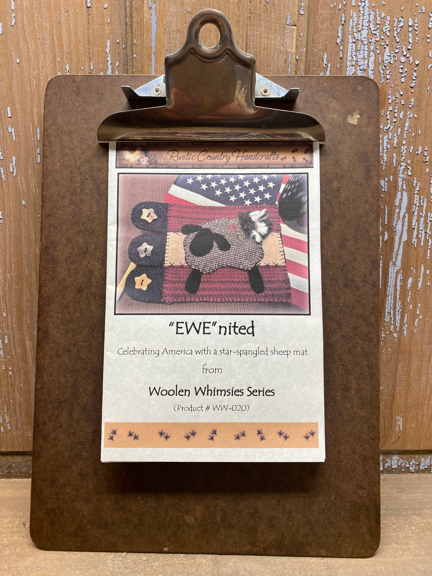 Pattern, "EWE"NITED