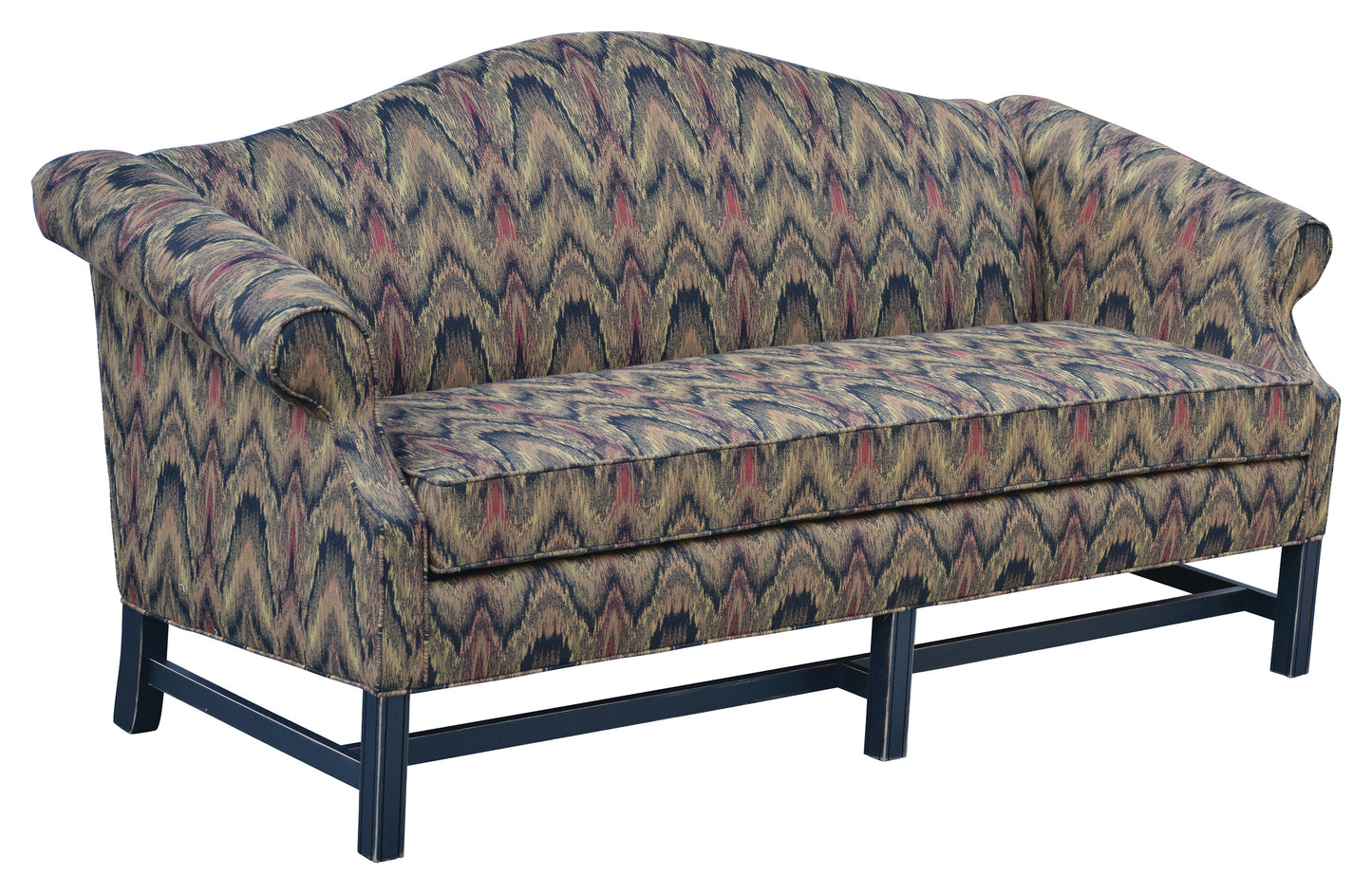 Sofa, 77", COUNTRY CHIPPENDALE