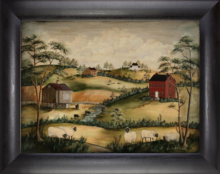 Framed Art, 12x16, GRAZING