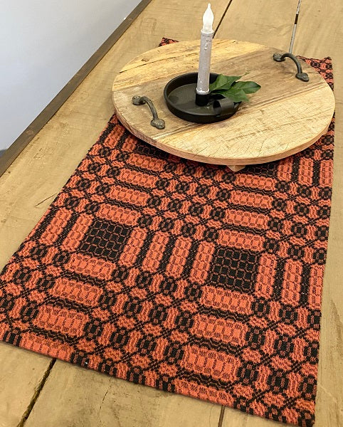 WESTBURY WEAVE, Pumpkin/Black
