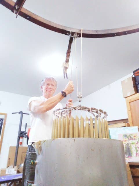 Taper Candles, 1 Pair, 8" BAYBERRY