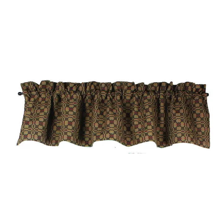 Valance, Lined, KENDALL JACQUARD
