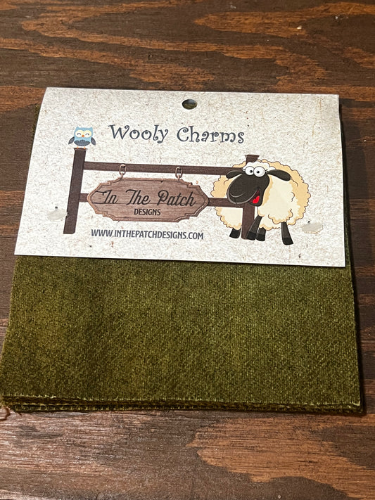 Wooly Charm Pack, OLIVE