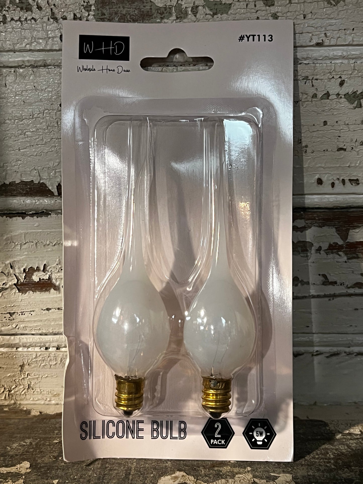 Silicone Light Bulbs, 5 Watt, 2 pack, CLEAR