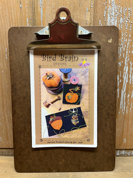 Pattern, HARVEST PUMPKIN SEWING SET