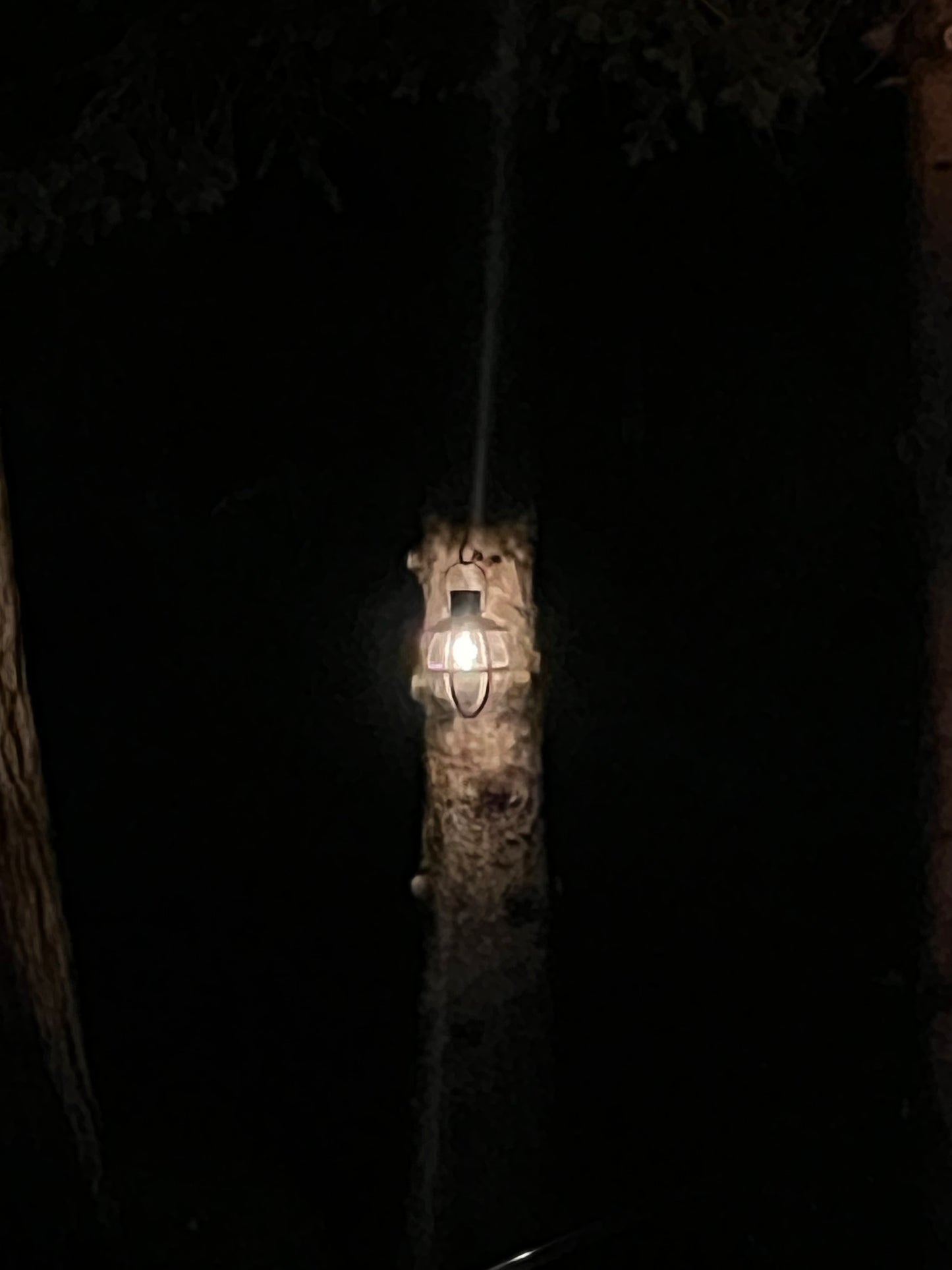 Hanging Lantern, Battery Operated, Weatherproof, BLACK or RUSTY BRONZE