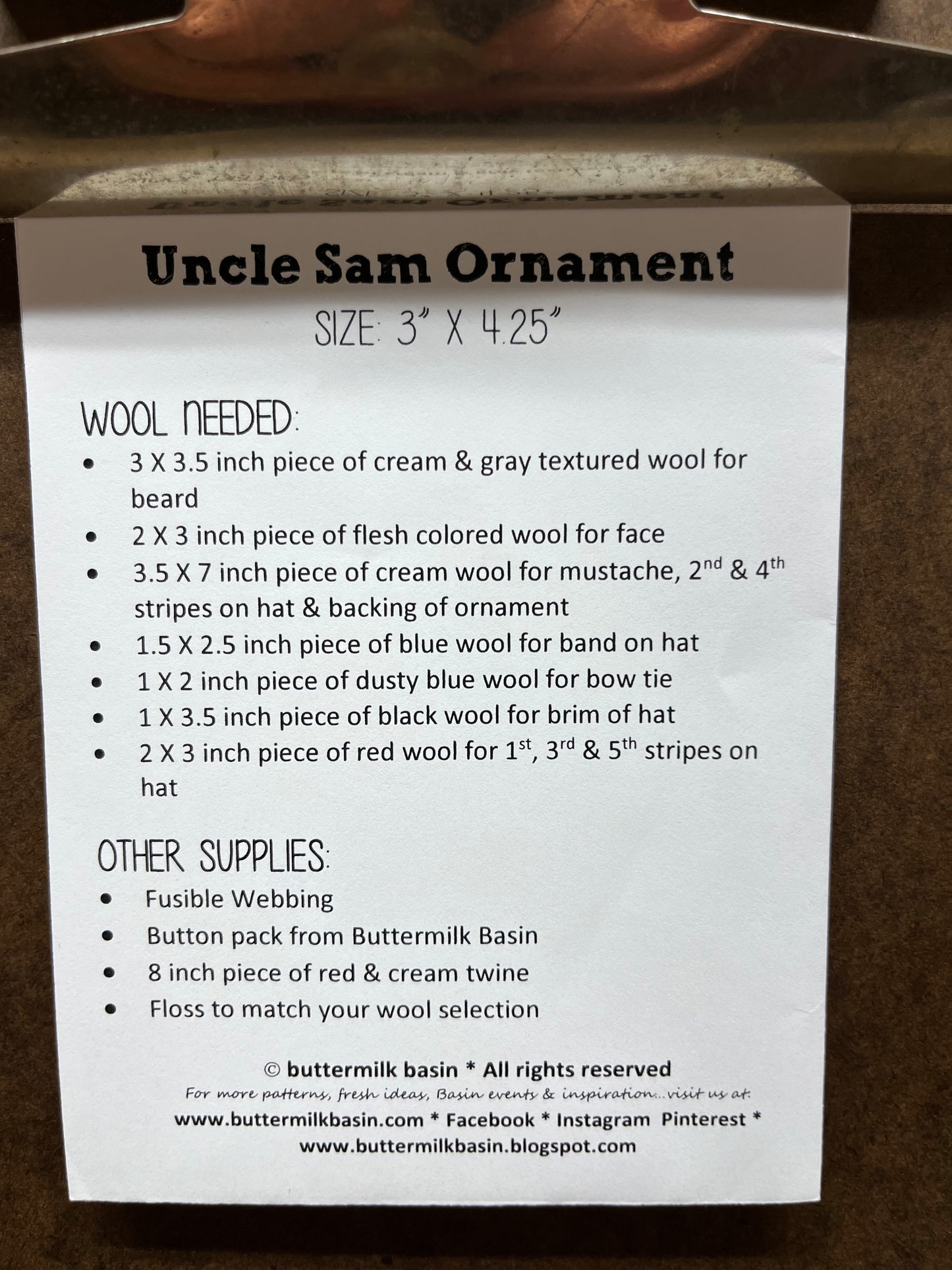 Pattern, ORNAMENT, UNCLE SAM
