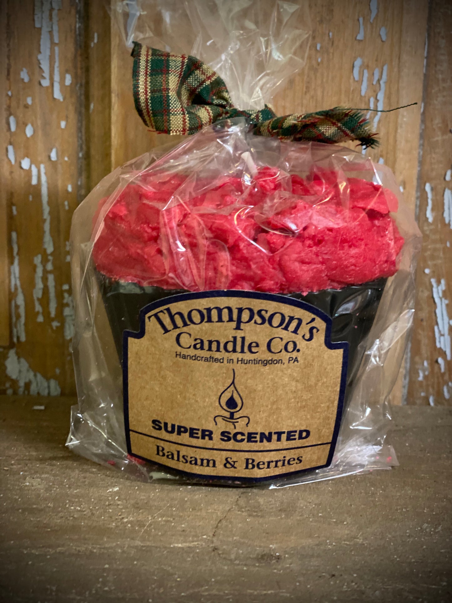 Muffin Tin Candle, BALSAM & BERRIES