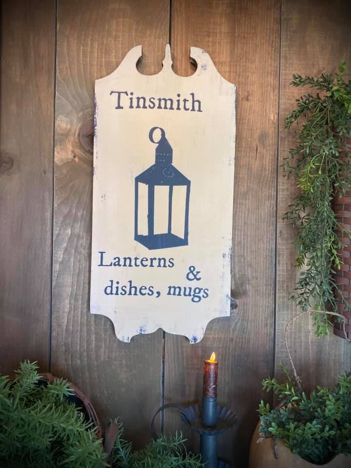 Tavern Sign, 24" x 11", TINSMITH