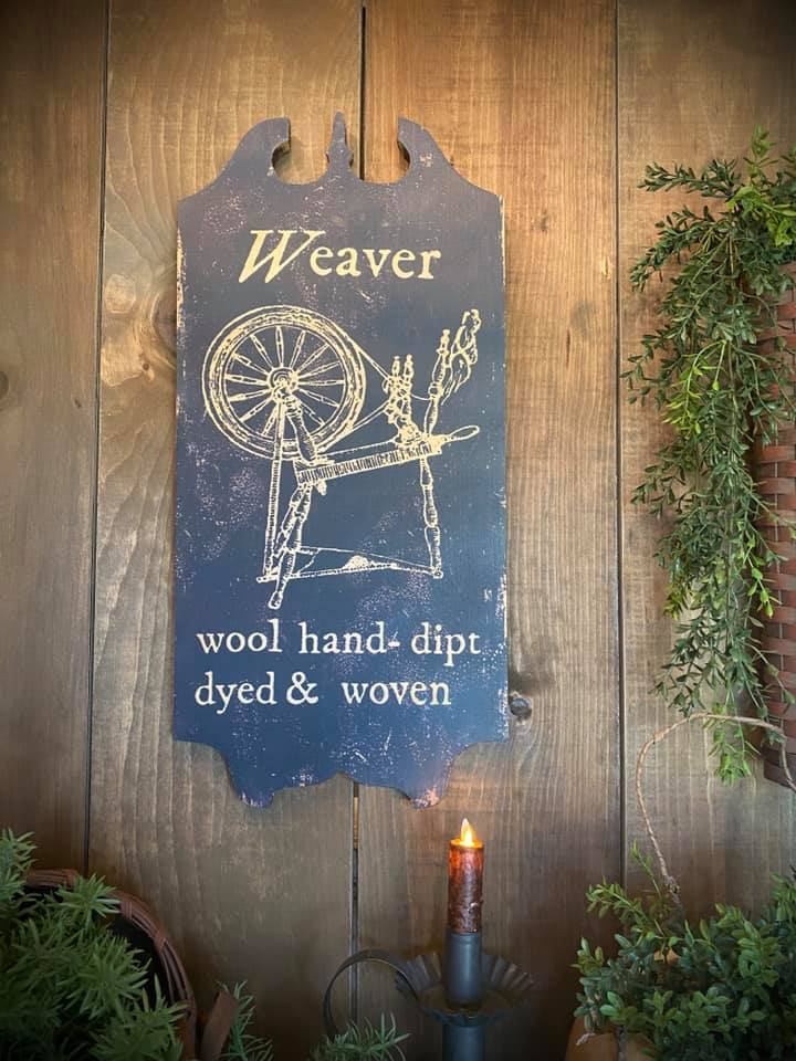 Tavern Sign, 24" x 11", WEAVER