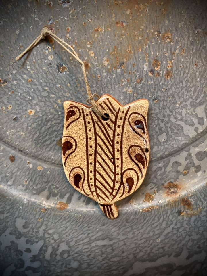 Ornament, TULIP SGRAFFITO