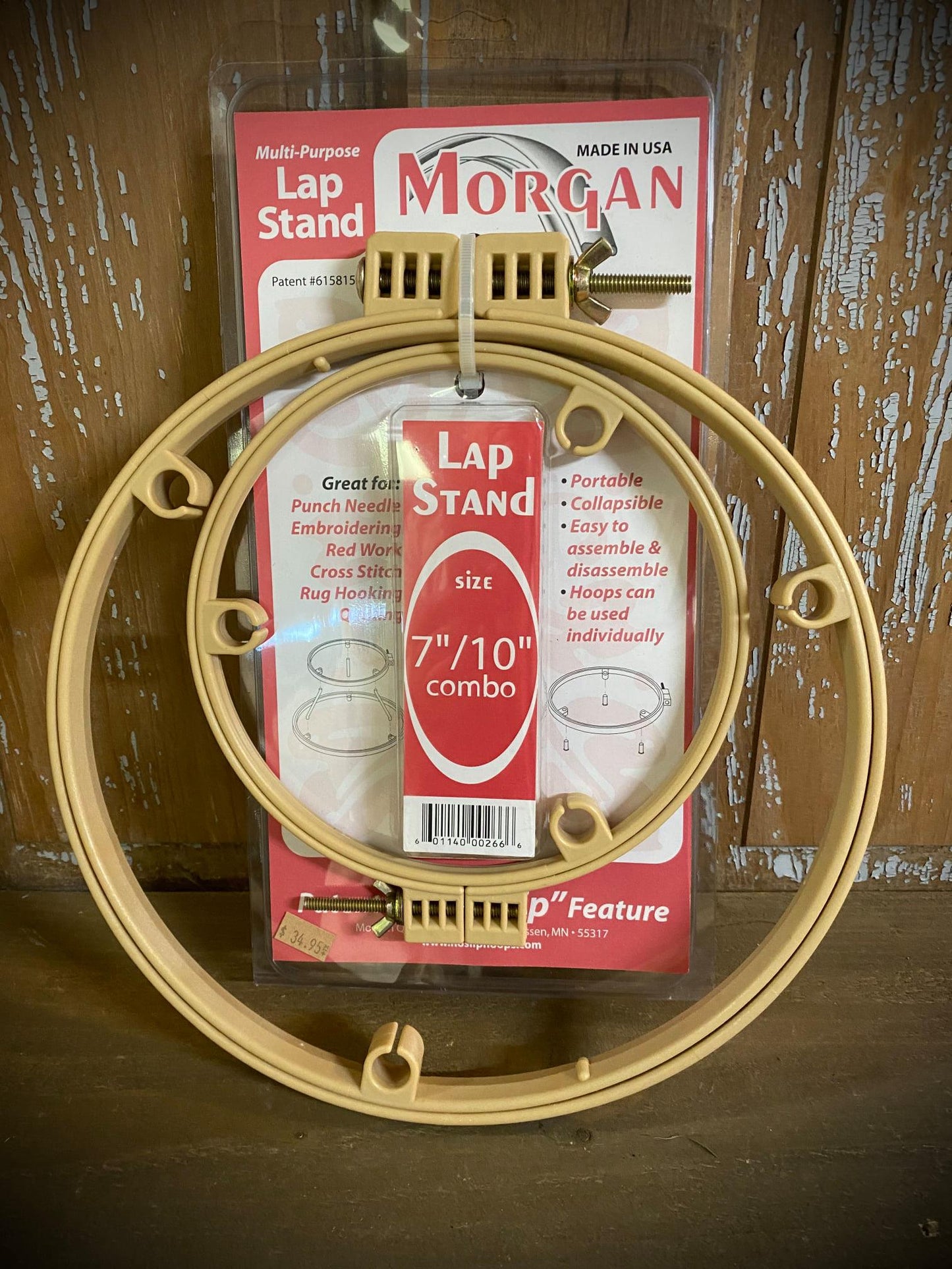 Morgan Hoops, 7"/10", LAP STAND