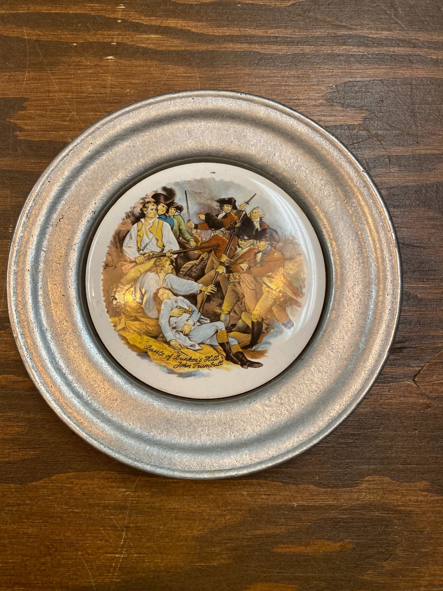 Revolutionary "Pewter" Plate