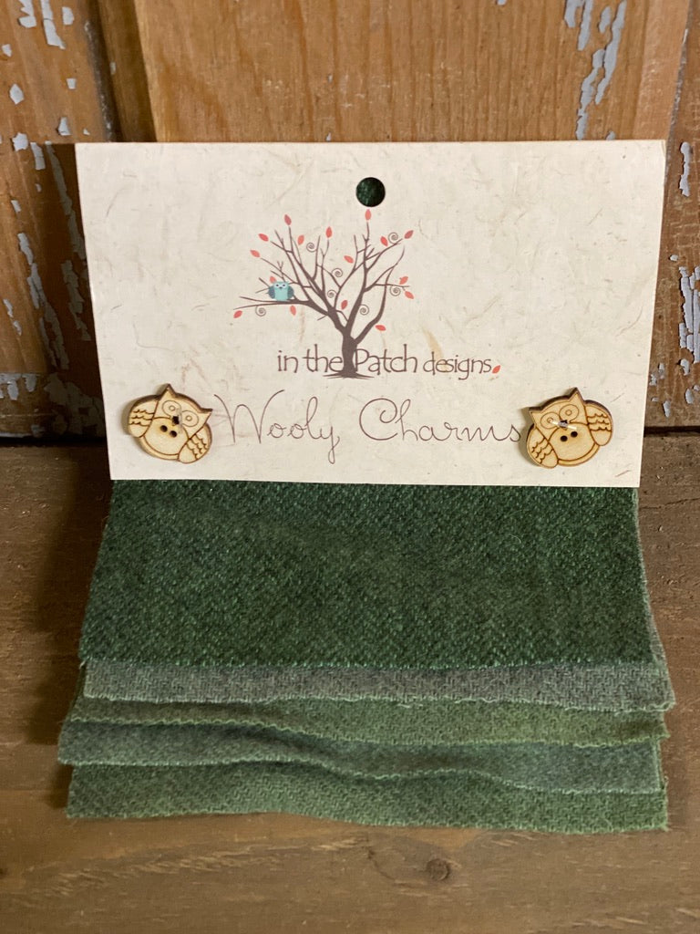 Wooly Charm Pack, DEEP FOREST