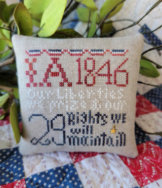 IOWA, Cross Stitch Chart