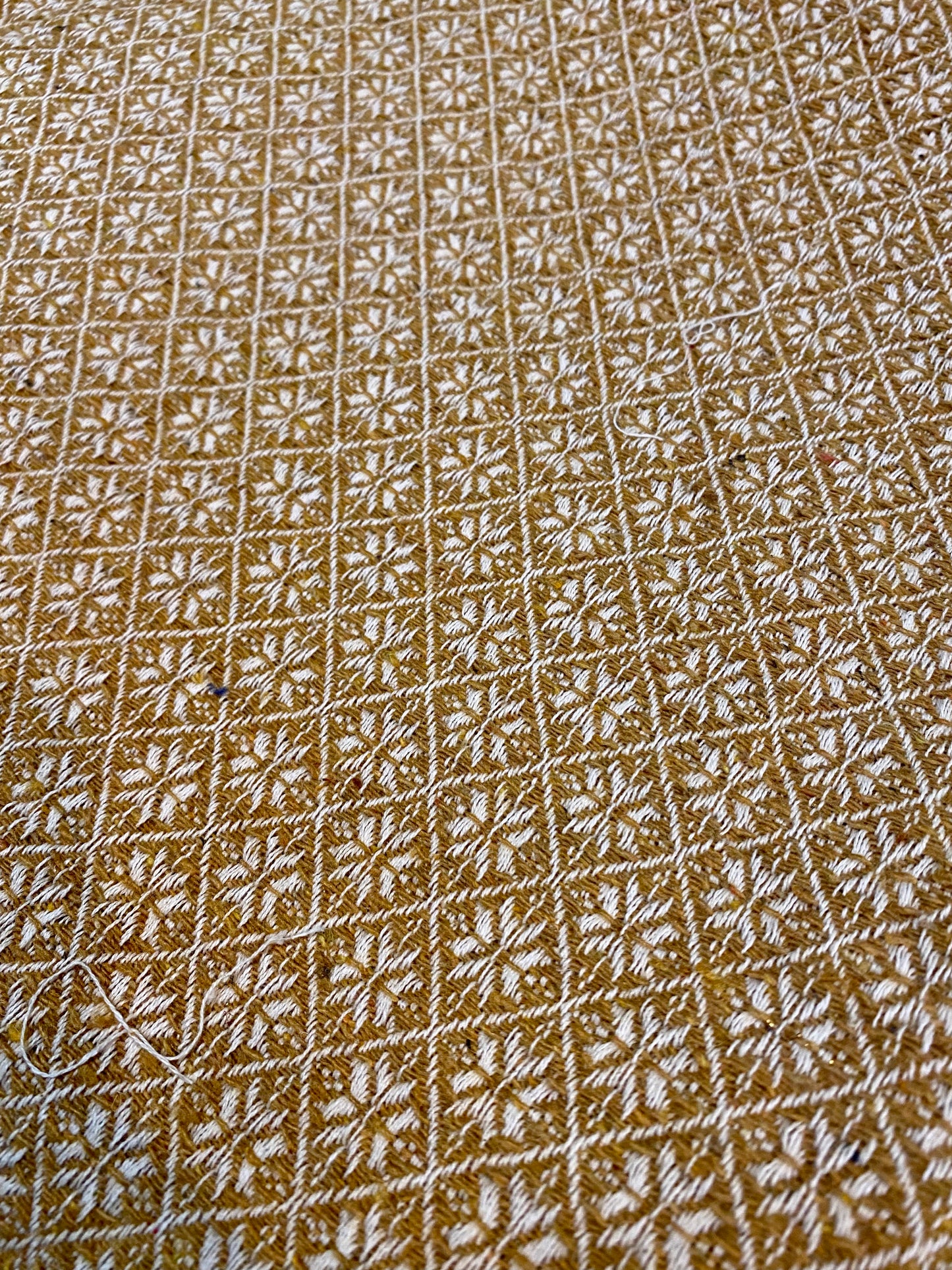 Cherry Blossom, Mustard/Cream