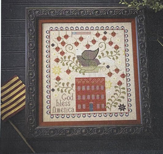 God Bless America, Cross Stitch Chart