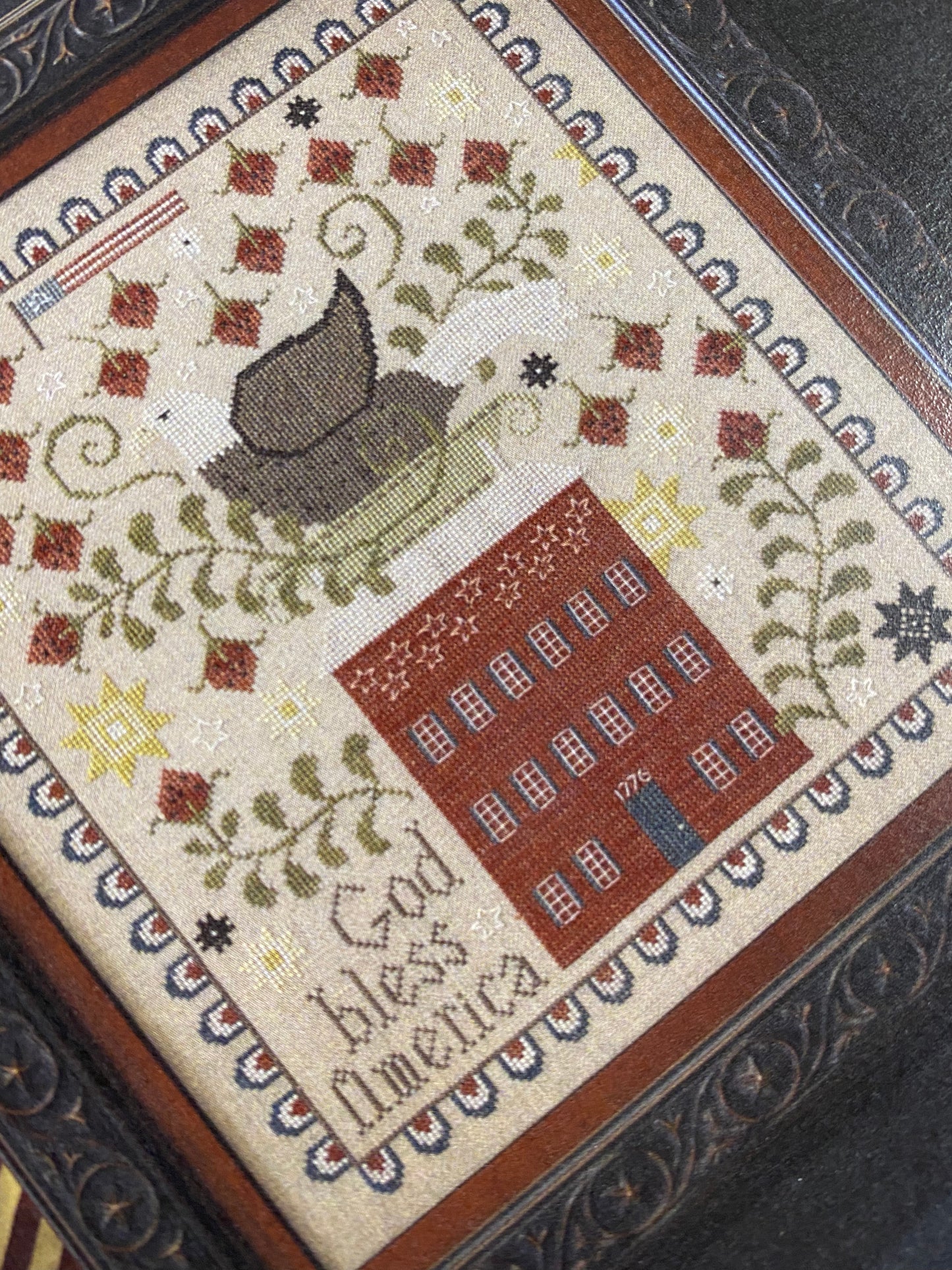 God Bless America, Cross Stitch Chart