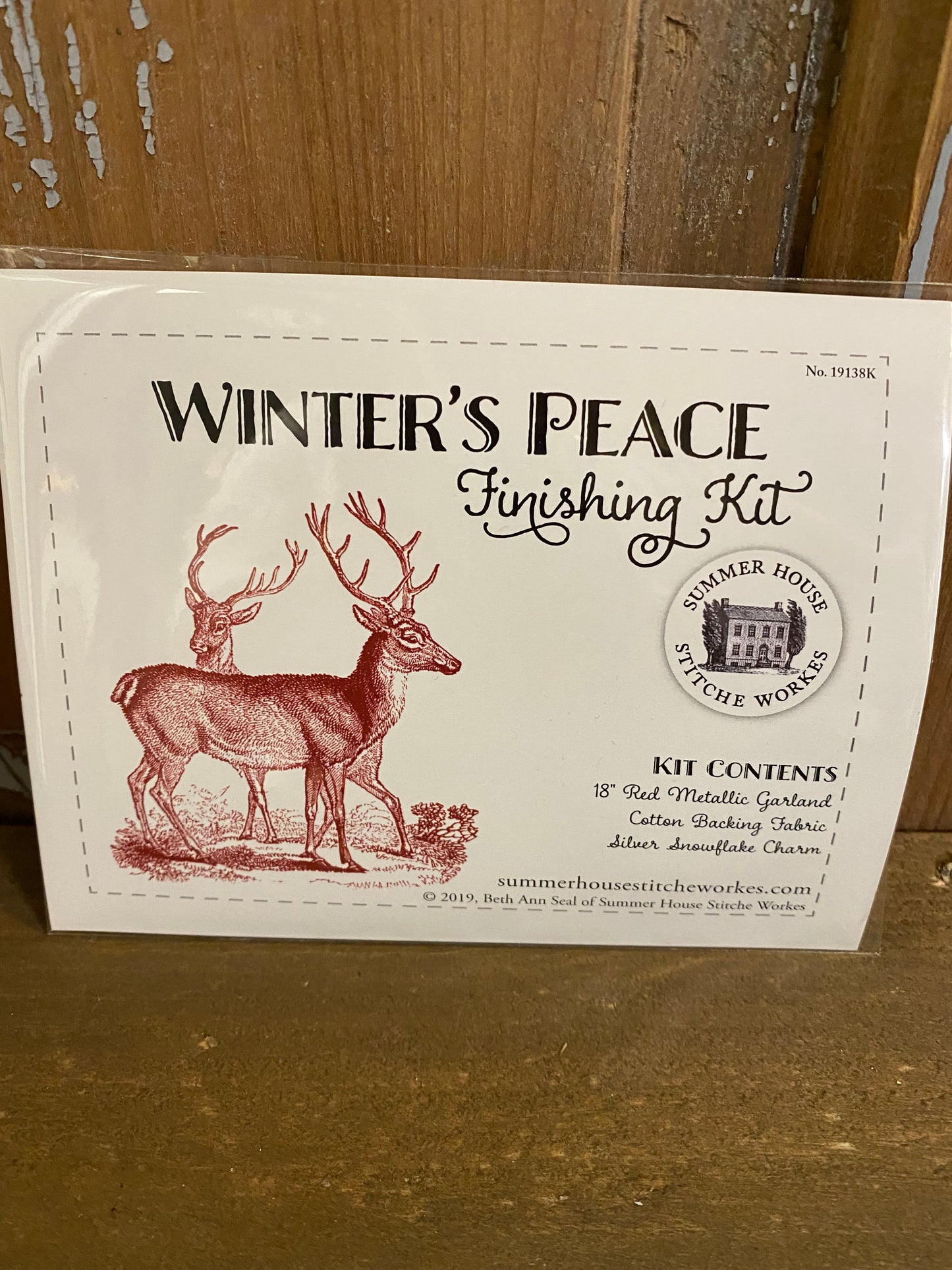 XS Winter's Peace Finishing Kit, Cross Stitch Pattern