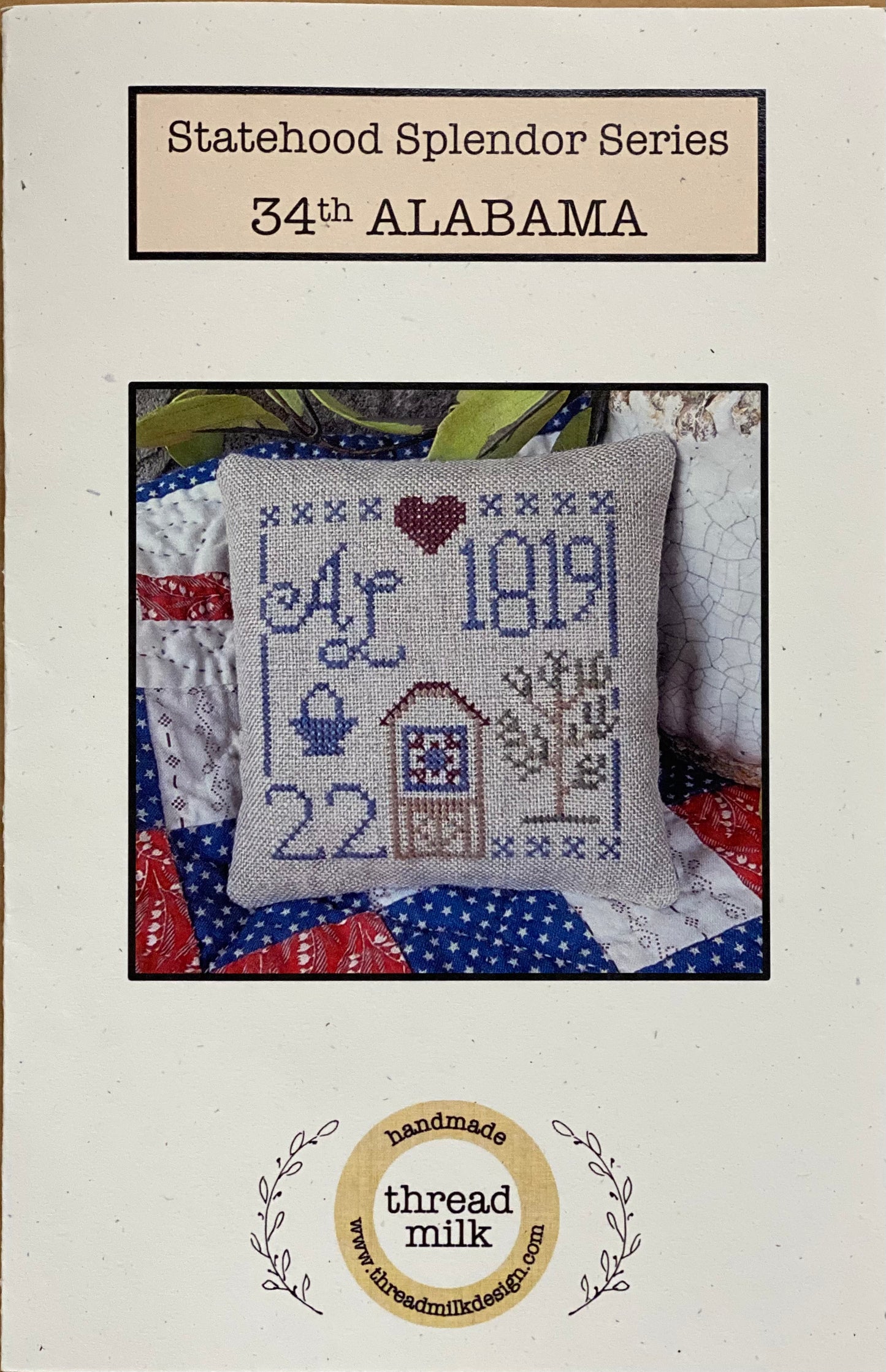ALABAMA, Cross Stitch Chart