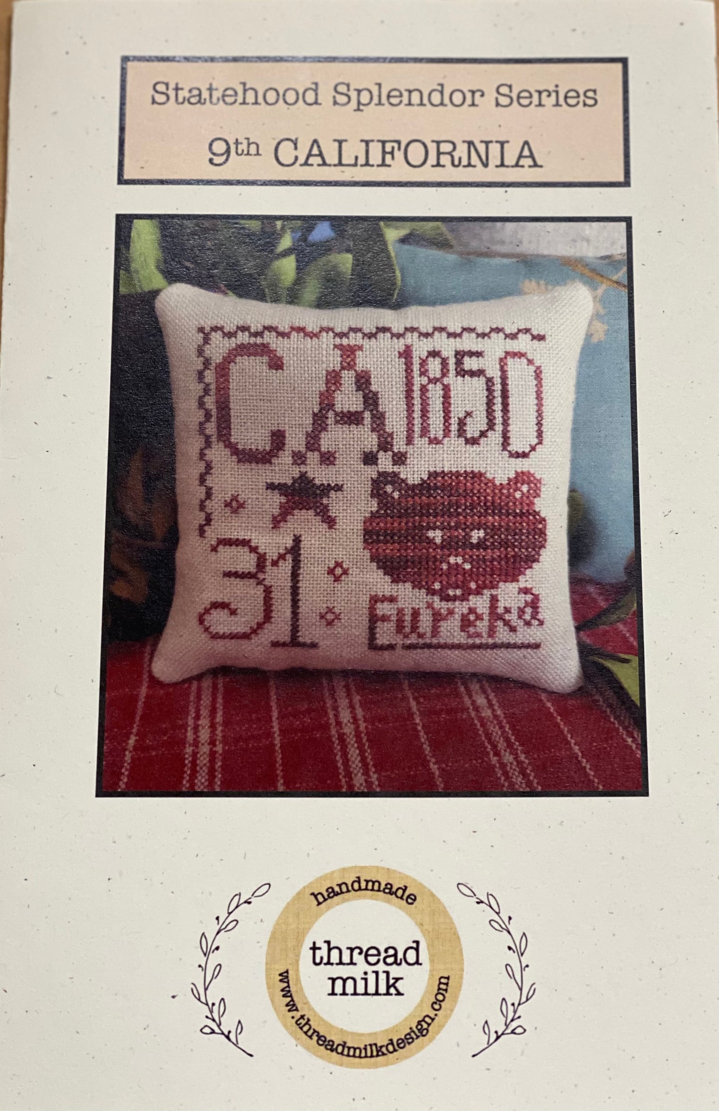 CALIFORNIA, Cross Stitch Chart