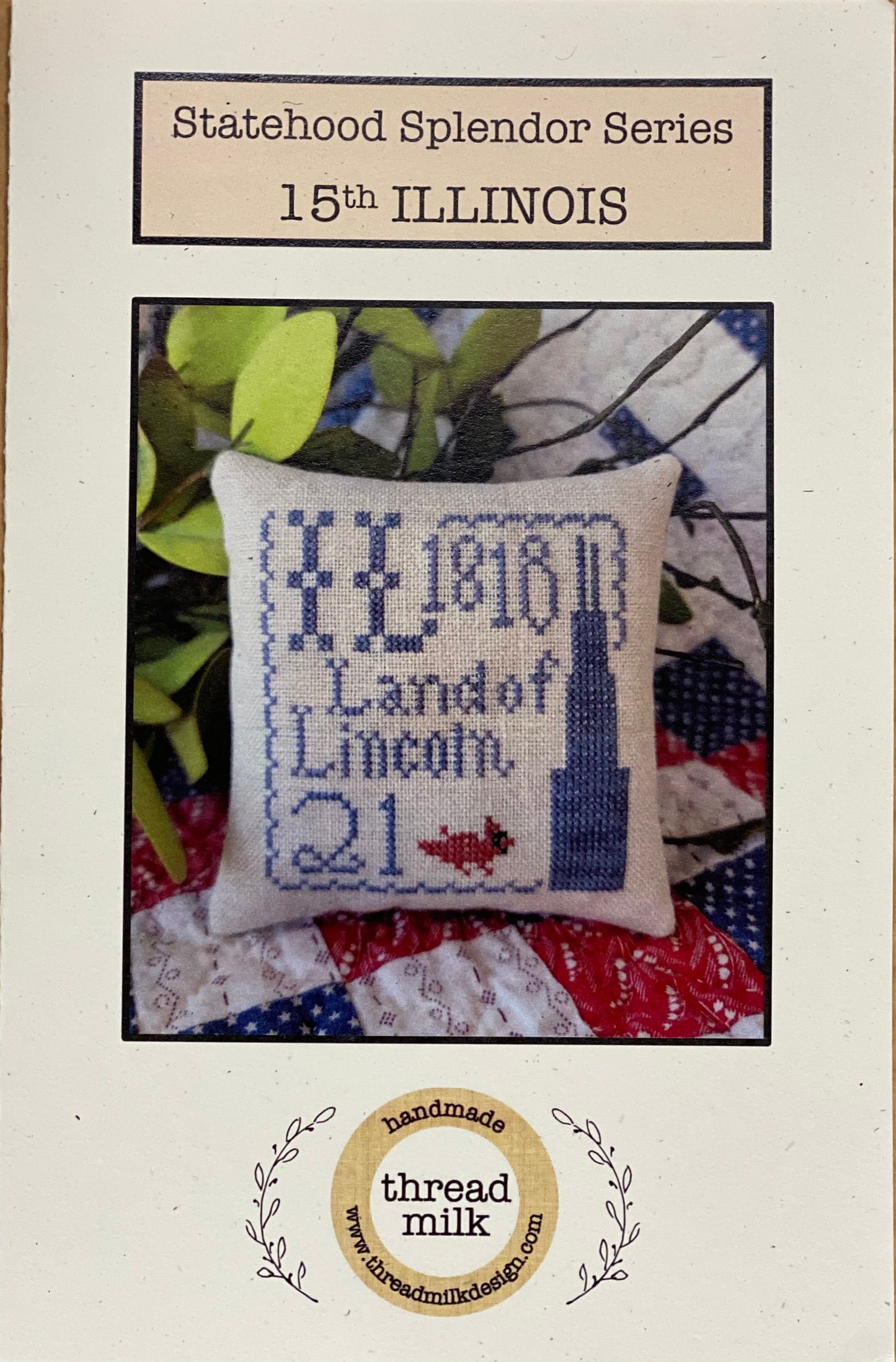 ILLINOIS, Cross Stitch Chart