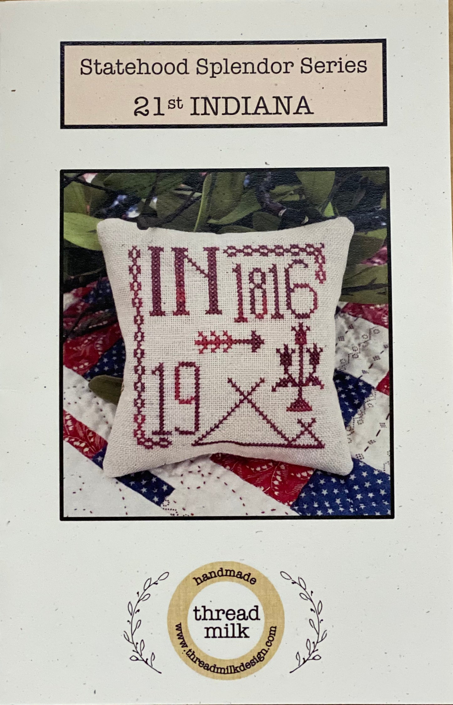INDIANA, Cross Stitch Chart