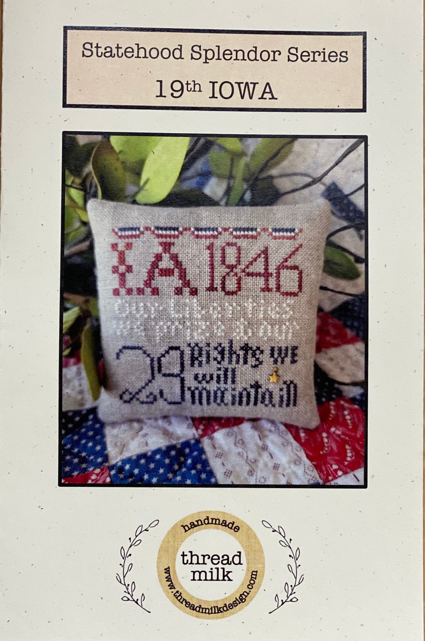 IOWA, Cross Stitch Chart