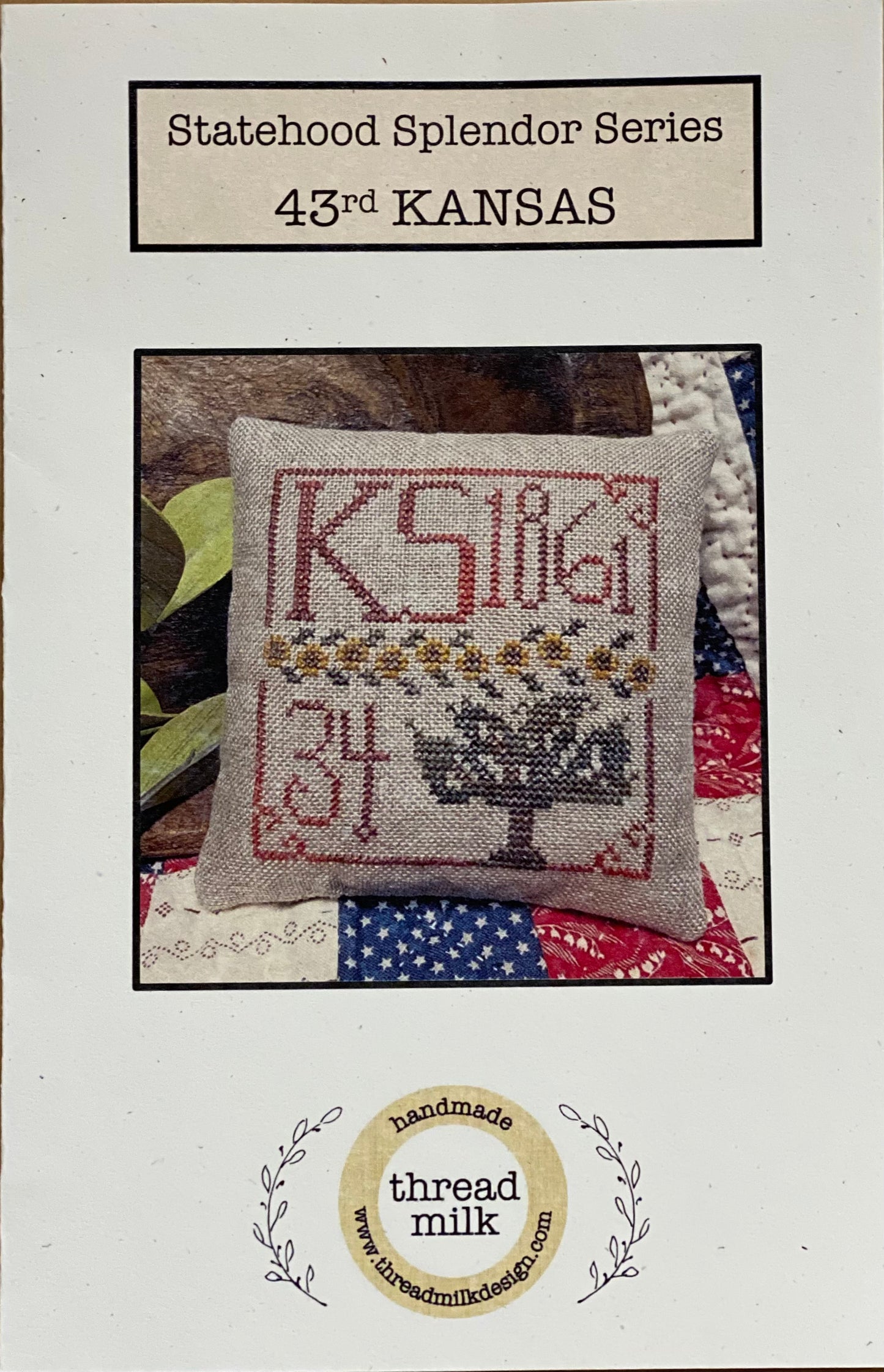 KANSAS, Cross Stitch Chart