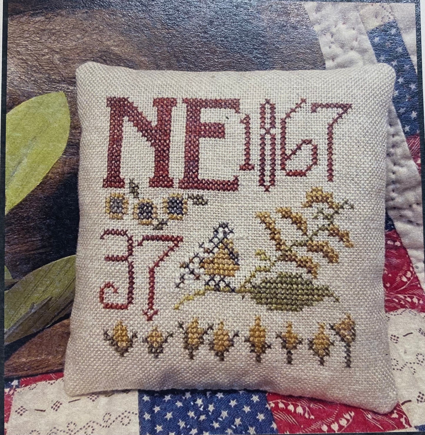 NEBRASKA, Cross Stitch Chart