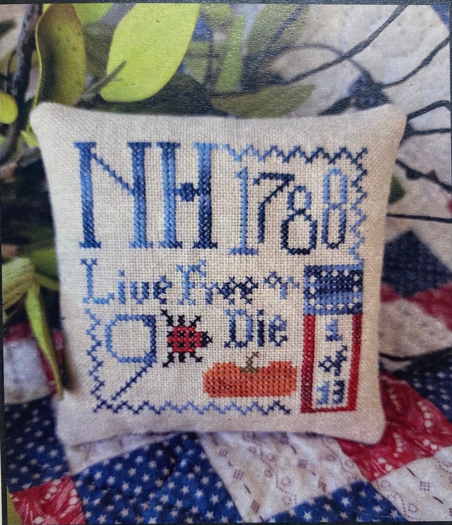 NEW HAMPSHIRE, Cross Stitch Chart