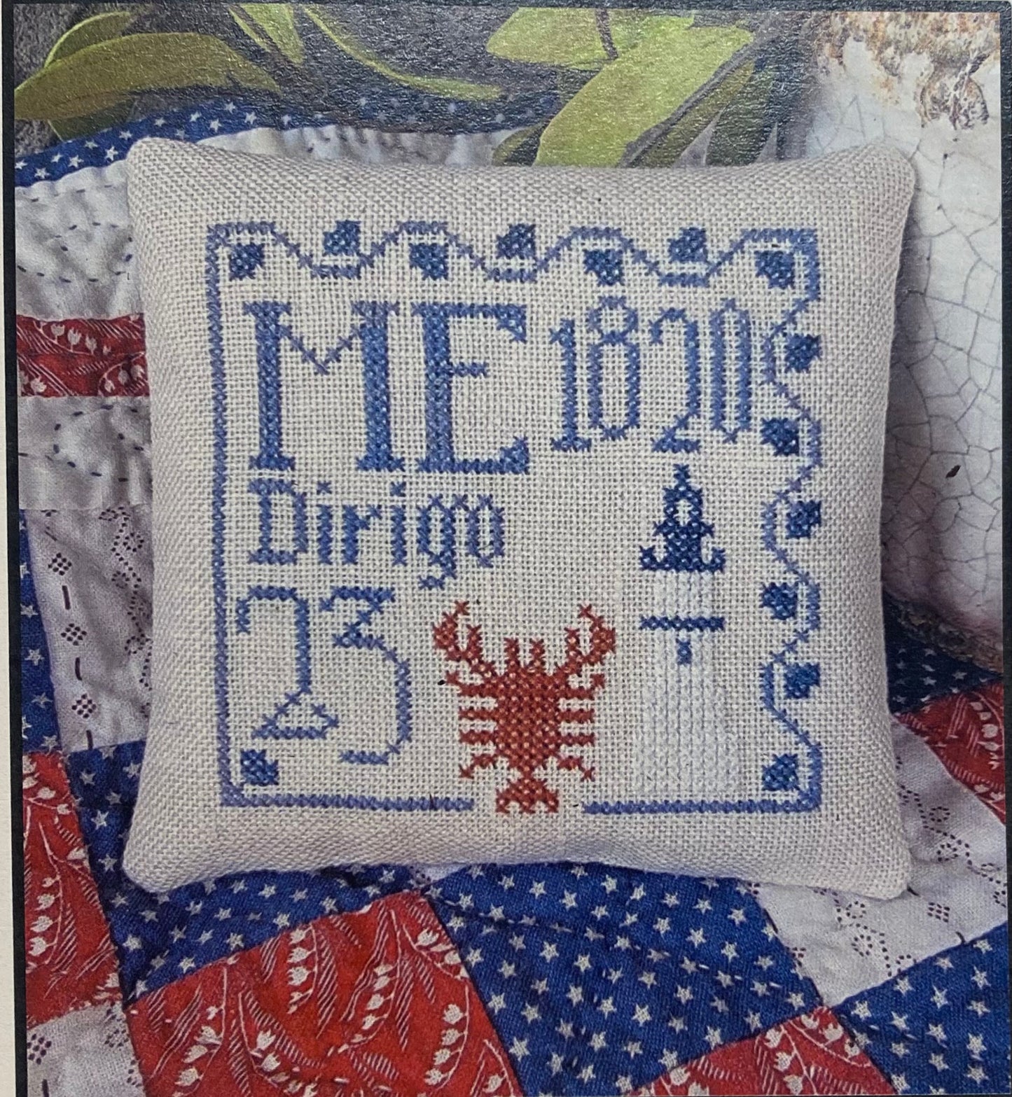 MAINE, Cross Stitch Chart