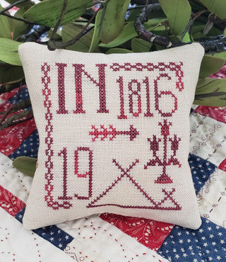 INDIANA, Cross Stitch Chart