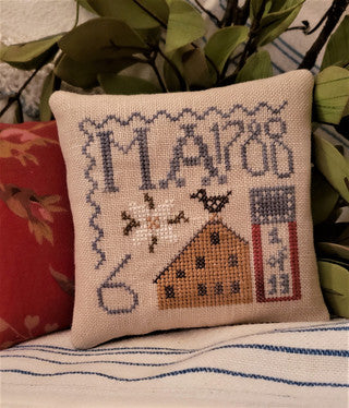 MASSACHUSETTS, Cross Stitch Chart