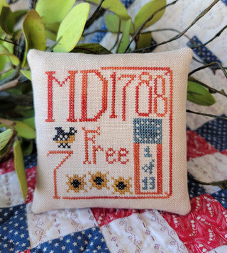 MARYLAND, Cross Stitch Chart