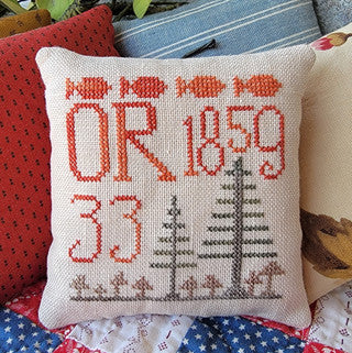 OREGON, Cross Stitch Chart