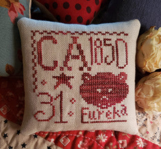CALIFORNIA, Cross Stitch Chart