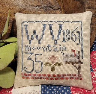 WEST VIRGINIA, Cross Stitch Chart