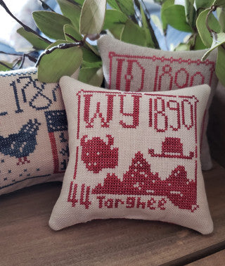 WYOMING, Cross Stitch Chart