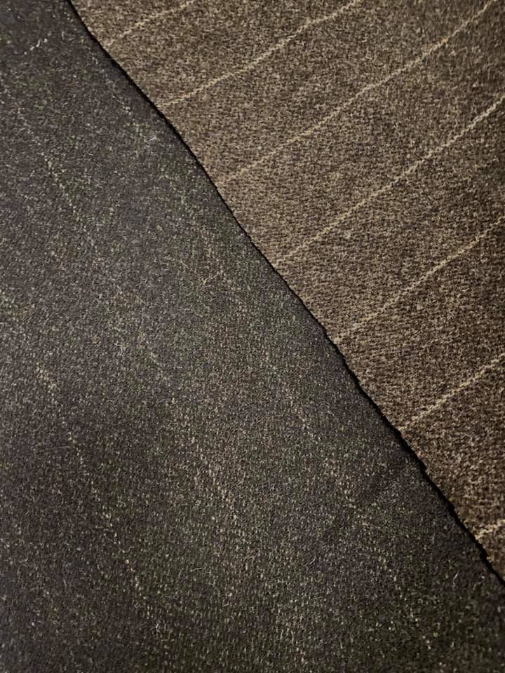 BLACK JACK STRIP/REVERSIBLE, Wool