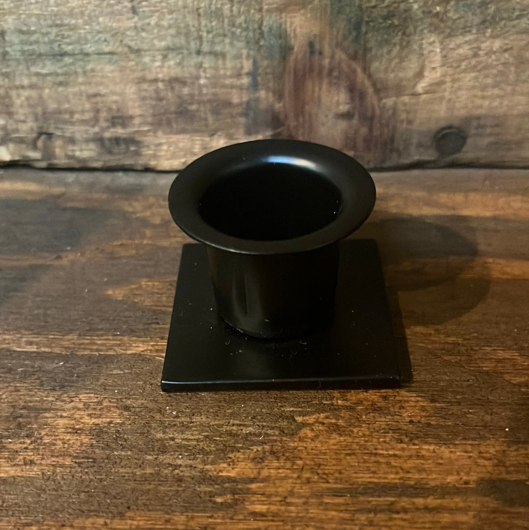 Candle Holder, Taper, Metal, SQUARE