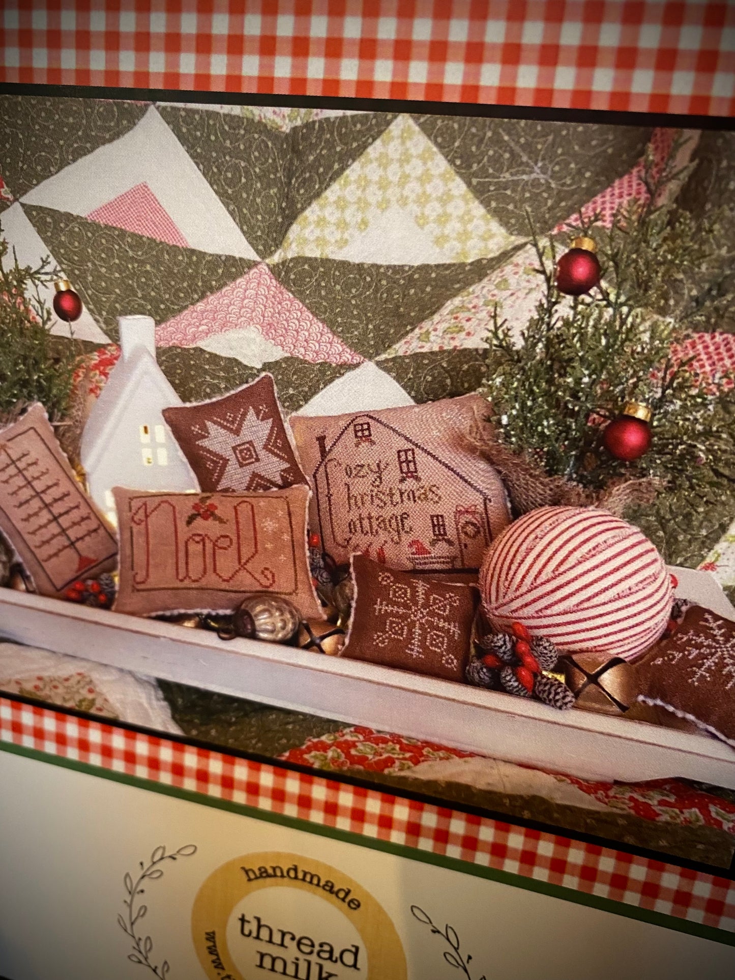 Cozy Christmas Cottage, For the Bowl Series, Cross Stitch Charts