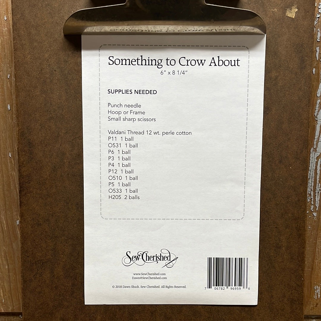 Pattern, SOMETHING TO CROW ABOUT