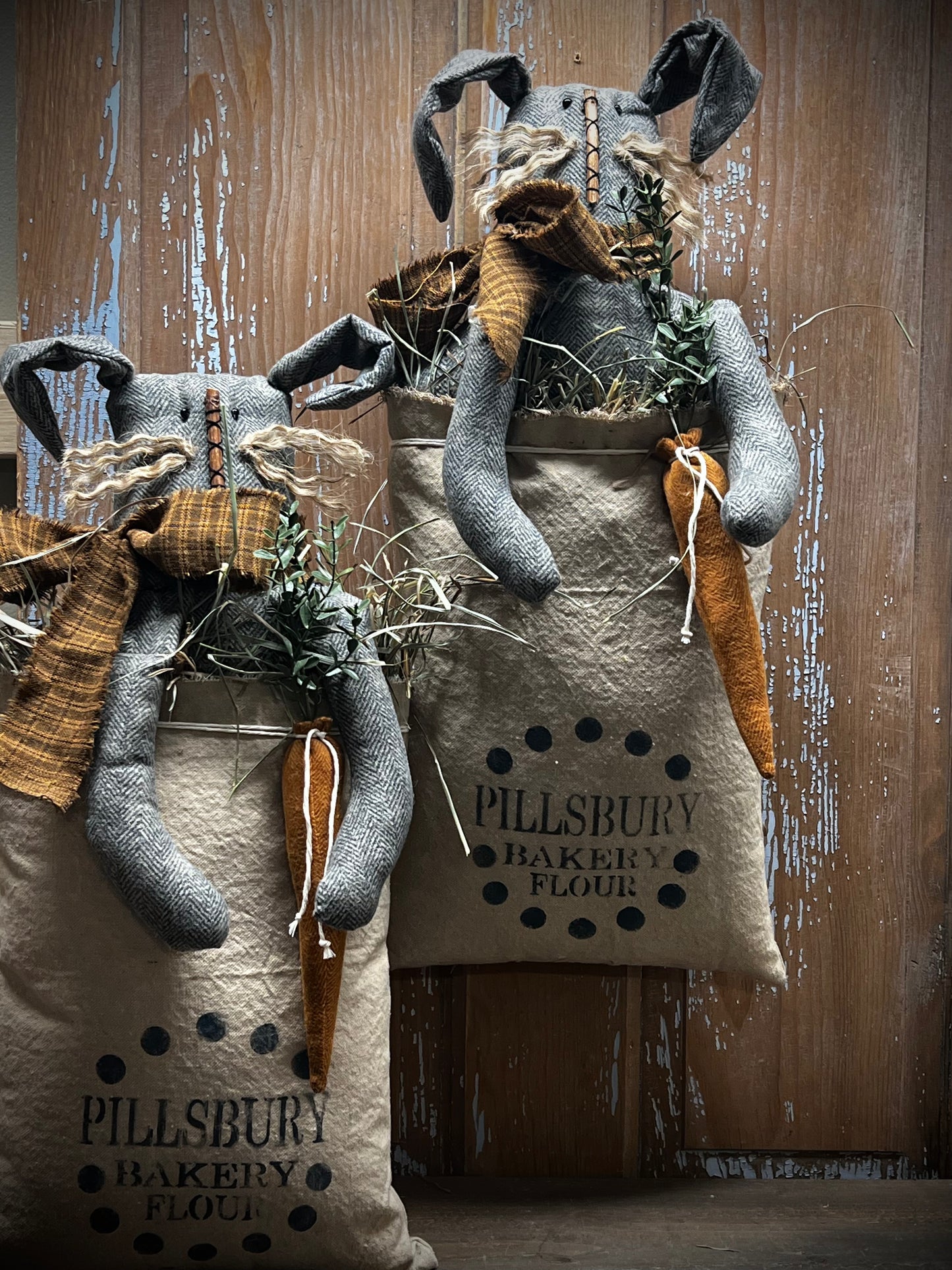 Hanging Bag, "Feed Sack Frank", PILLSBURY FLOUR