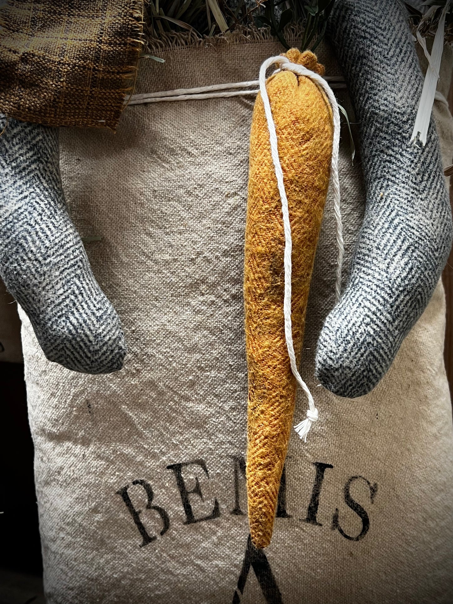 Hanging Bag, "Feed Sack Frank", PILLSBURY FLOUR